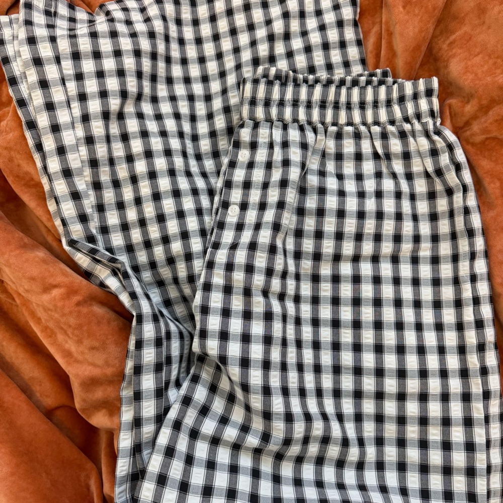 Sincerely Jules M Pants Checkered